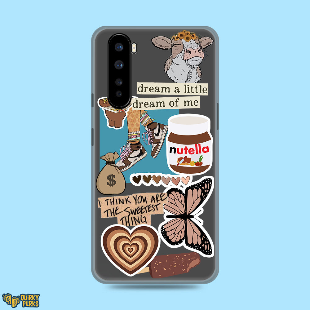 Sticker Case - Nutella Love - OnePlus Nord