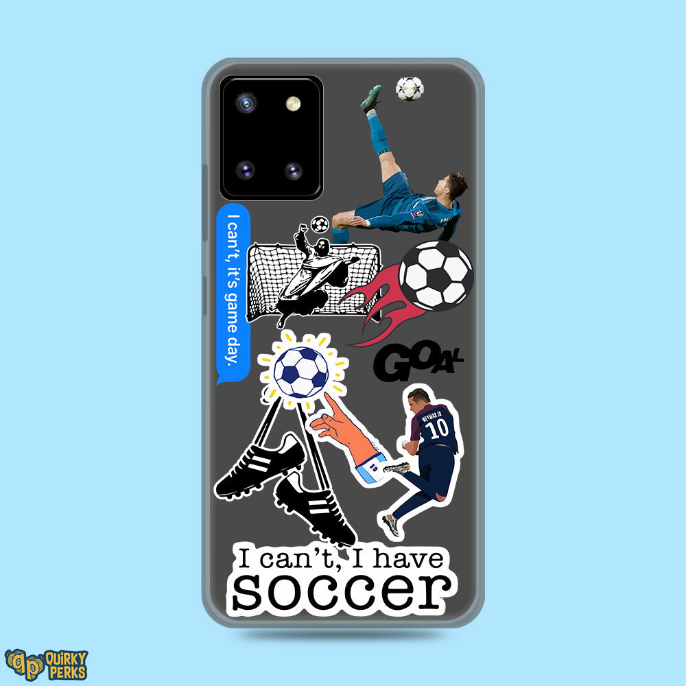 Sticker Case - Football Fanatic - Samsung Galaxy A81/ 10 Lite