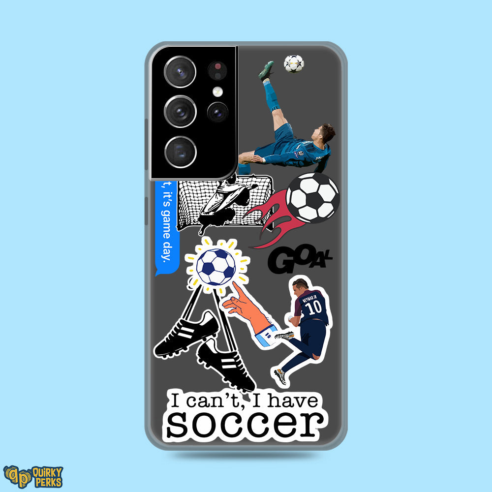 Sticker Case - Football Fanatic - Samsung Galaxy S21 Ultra