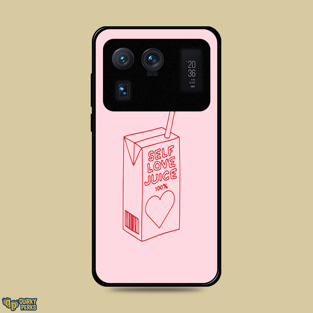 Premium Glass Case - Self Love Juice - Xiaomi Mi 11 Ultra