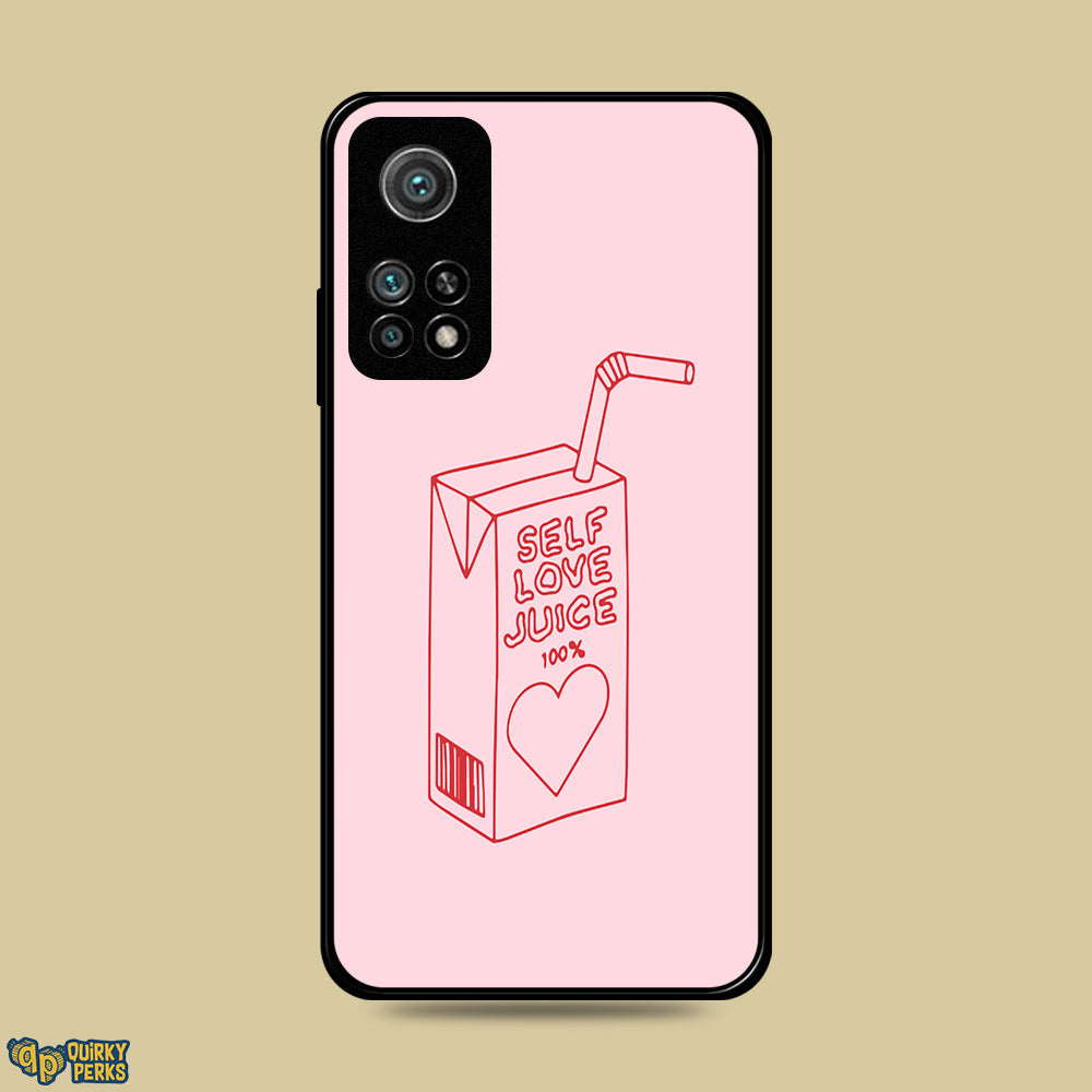 Premium Glass Case - Self Love Juice - Xiaomi Mi 10T Pro